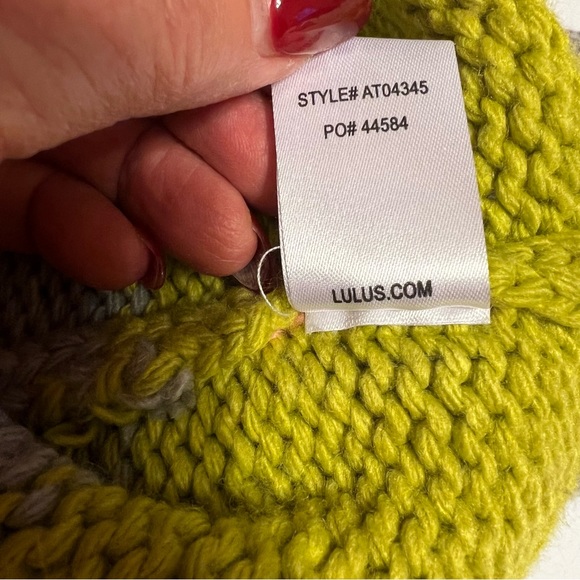 Lulus Color Me Cozy Pink Multi Color Block Turtleneck Sweater Sz S - Picture 9 of 13